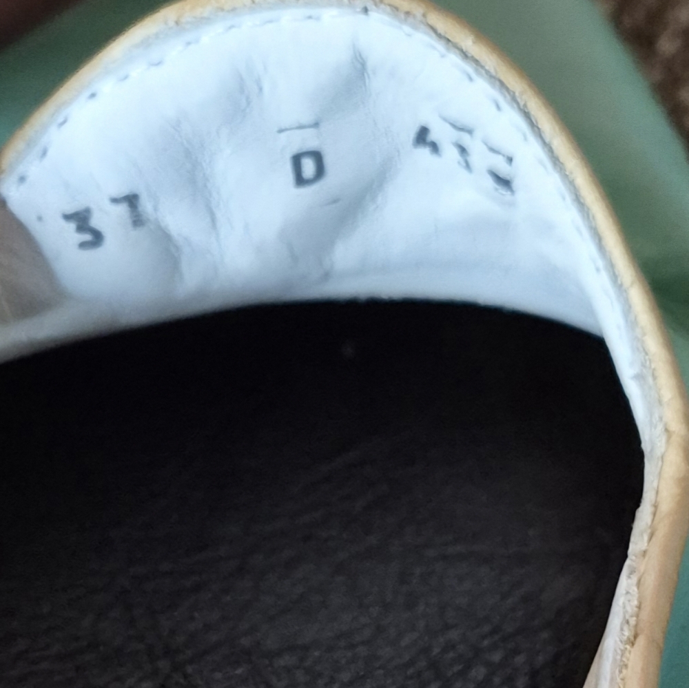 Italian Turquoise Leather Smoking Flats EU 37 Artisan Loafers Coastal Chic - Picture 10 of 13